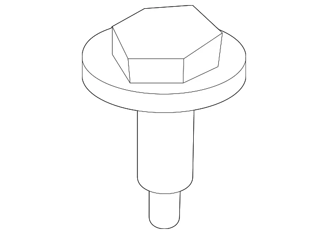 Headlamp Assembly Bolt - Nissan (01121-A6031)
