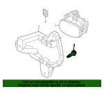 ABS Wheel Speed Sensor Wiring Harness Bolt - Nissan (01125-A6061) - view 4