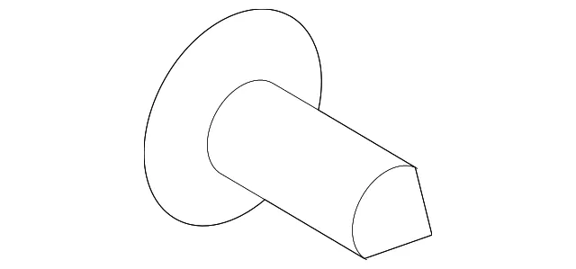 Reflector Screw - Nissan (01456-A6011)