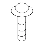 Center High Mount Stop Light Bolt - Nissan (08146-6162G) - view 9
