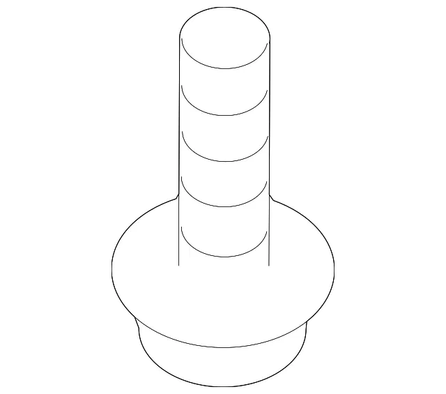 Headlight Mounting Screw - Nissan (08543-51290)