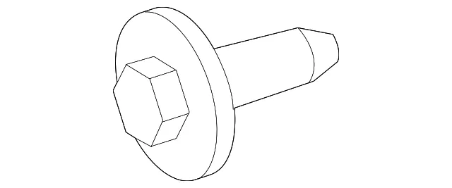 Reflector Screw - Nissan (08566-6122A)