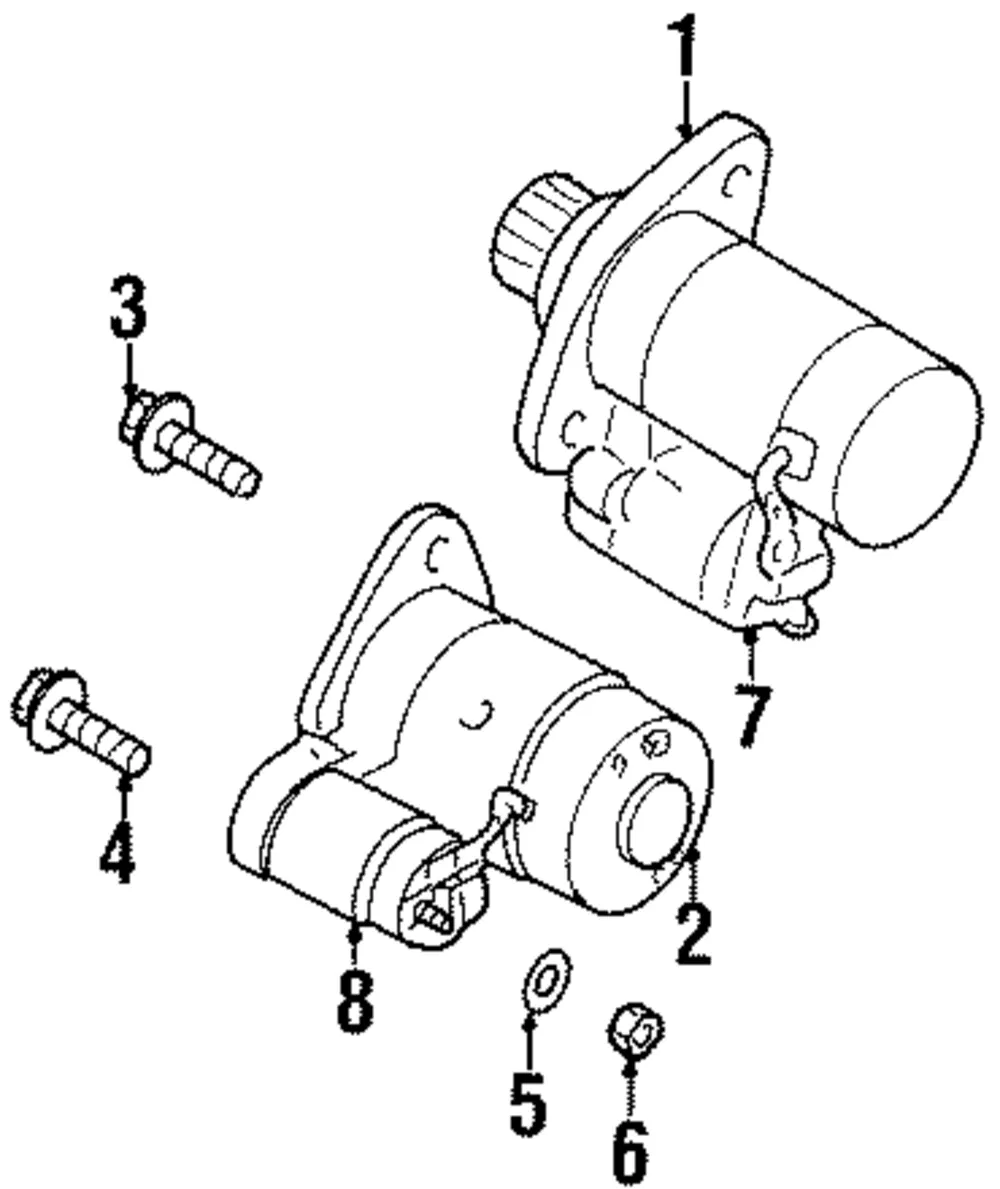 ABS Wheel Speed Sensor Wiring Harness Nut - Nissan (08911-3081A)