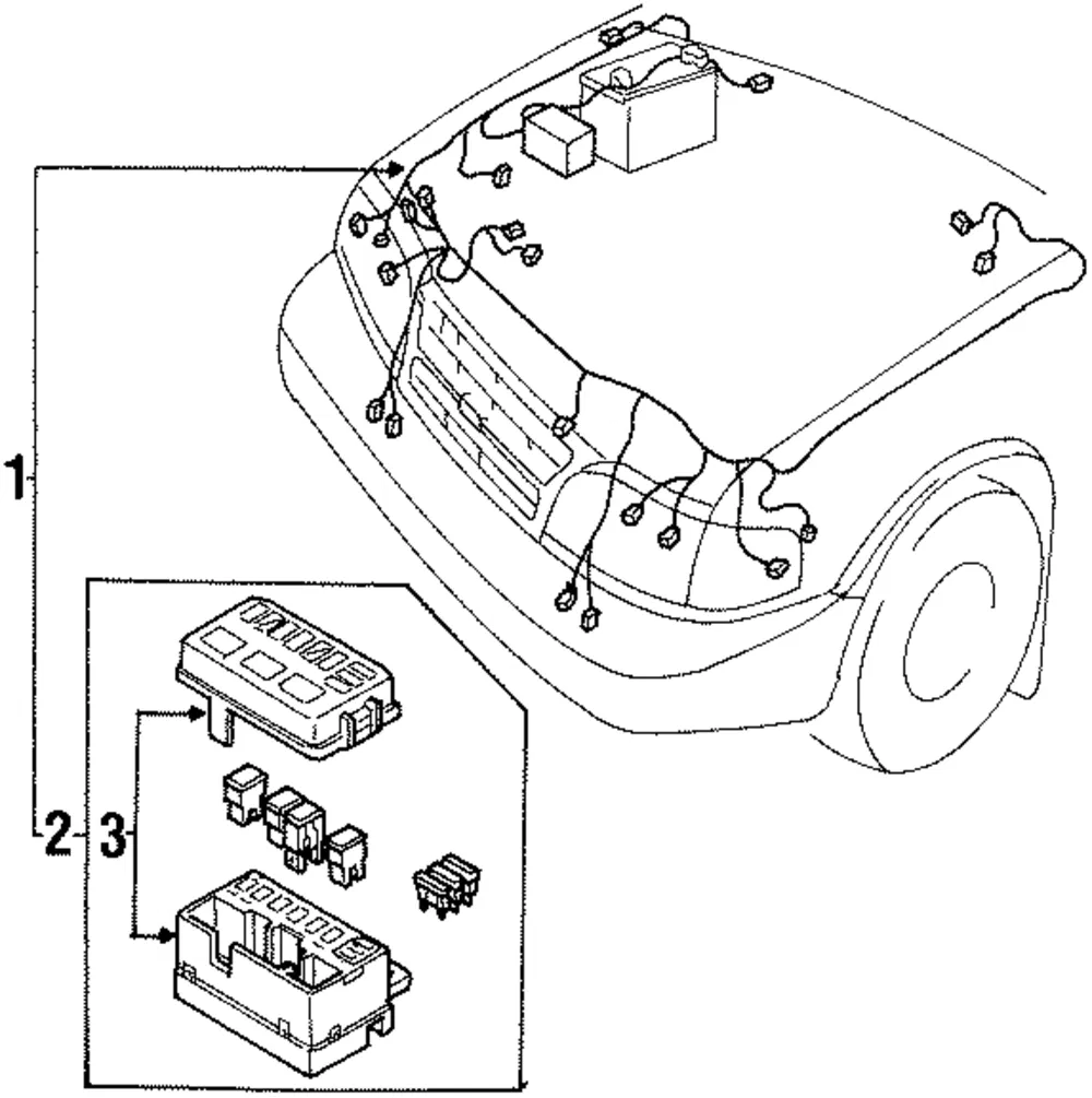 Fuse Box - Kia (0K015-66760D)