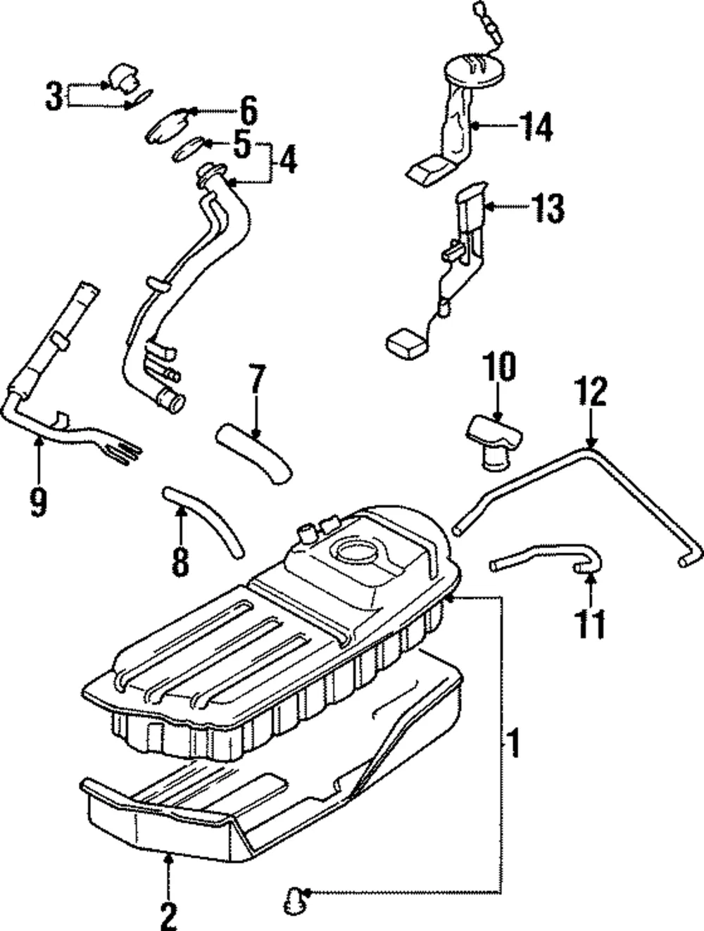 Connector Hose - Kia (0K018-42241)