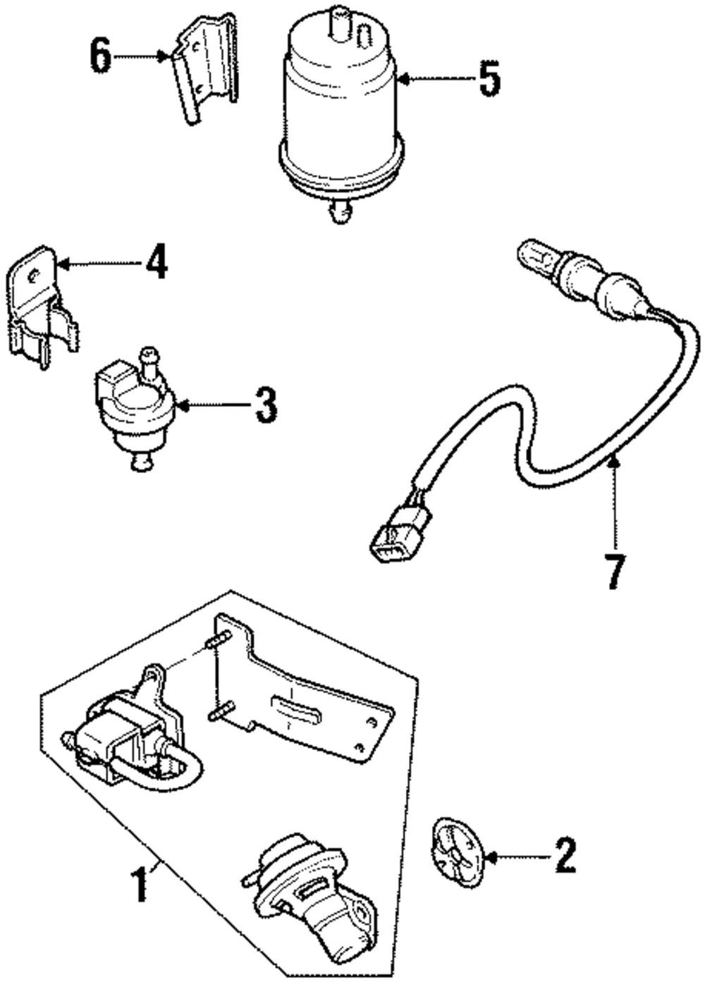 Oxygen Sensor - Kia (0K01A-18861A)