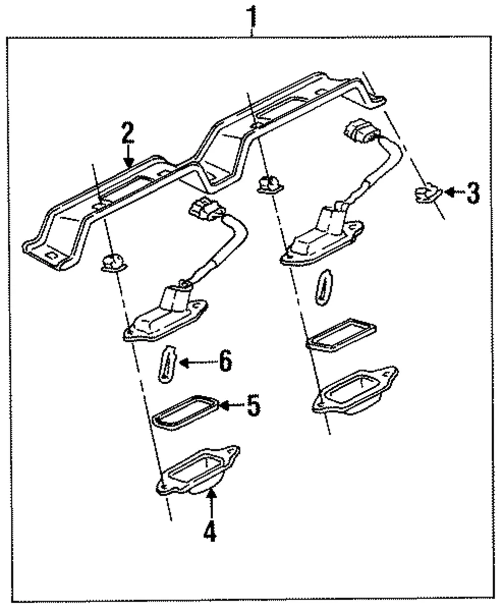 License Lamp - Kia (0K01A-51270A)