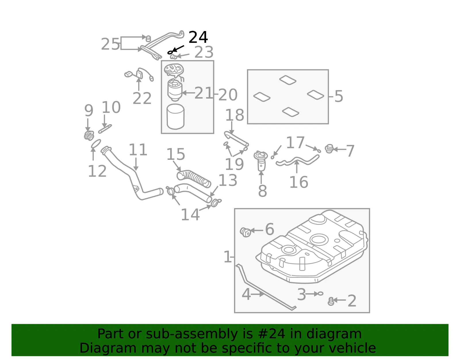 Pressure Sensor - Kia (0K01C-18212) - view 2
