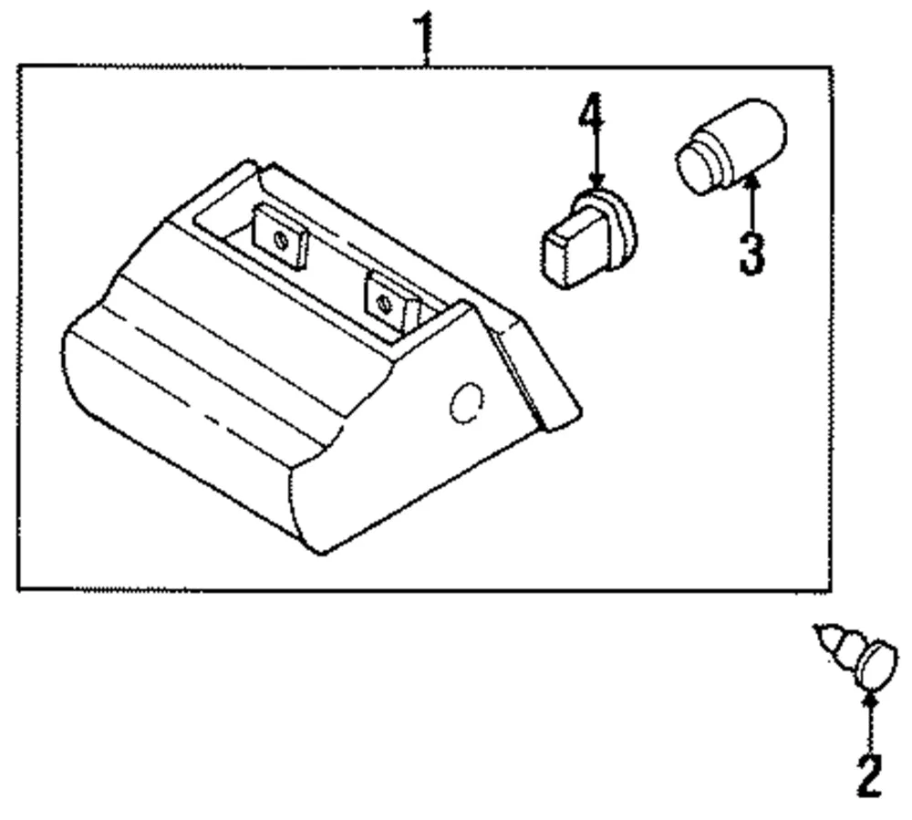 Stop Lamp Assembly - Kia (0K01F-51580A)