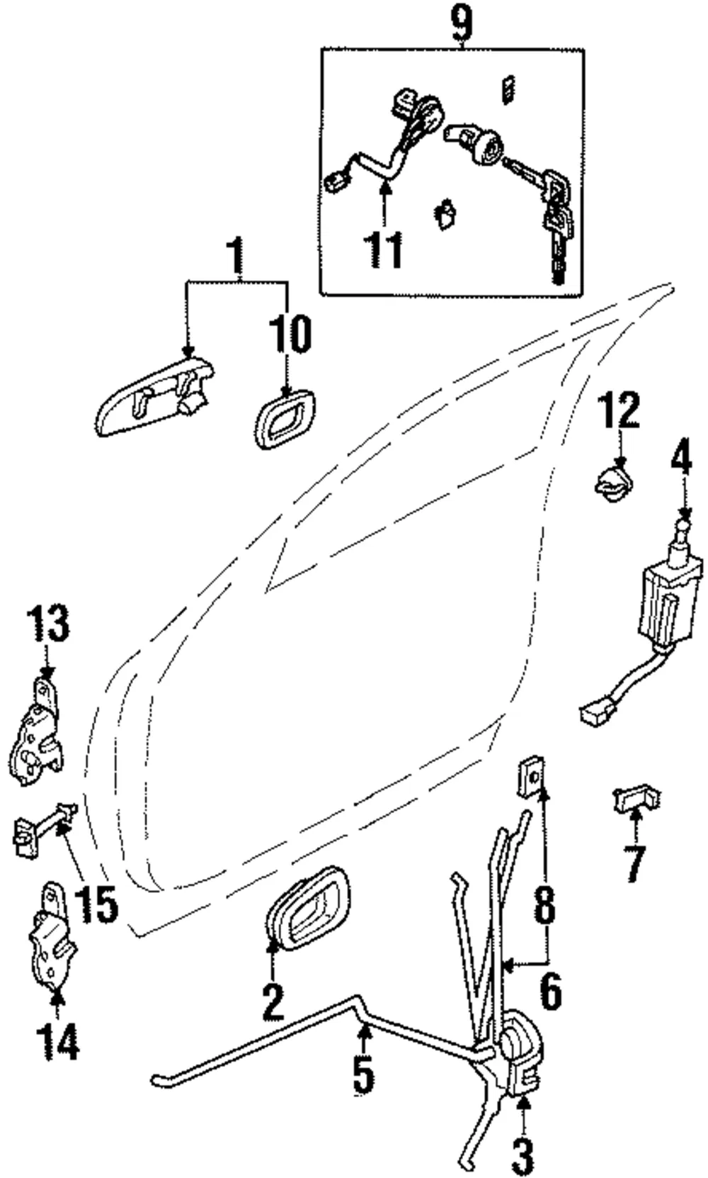 Cylinder Switch - Kia (0K01G-58498A)
