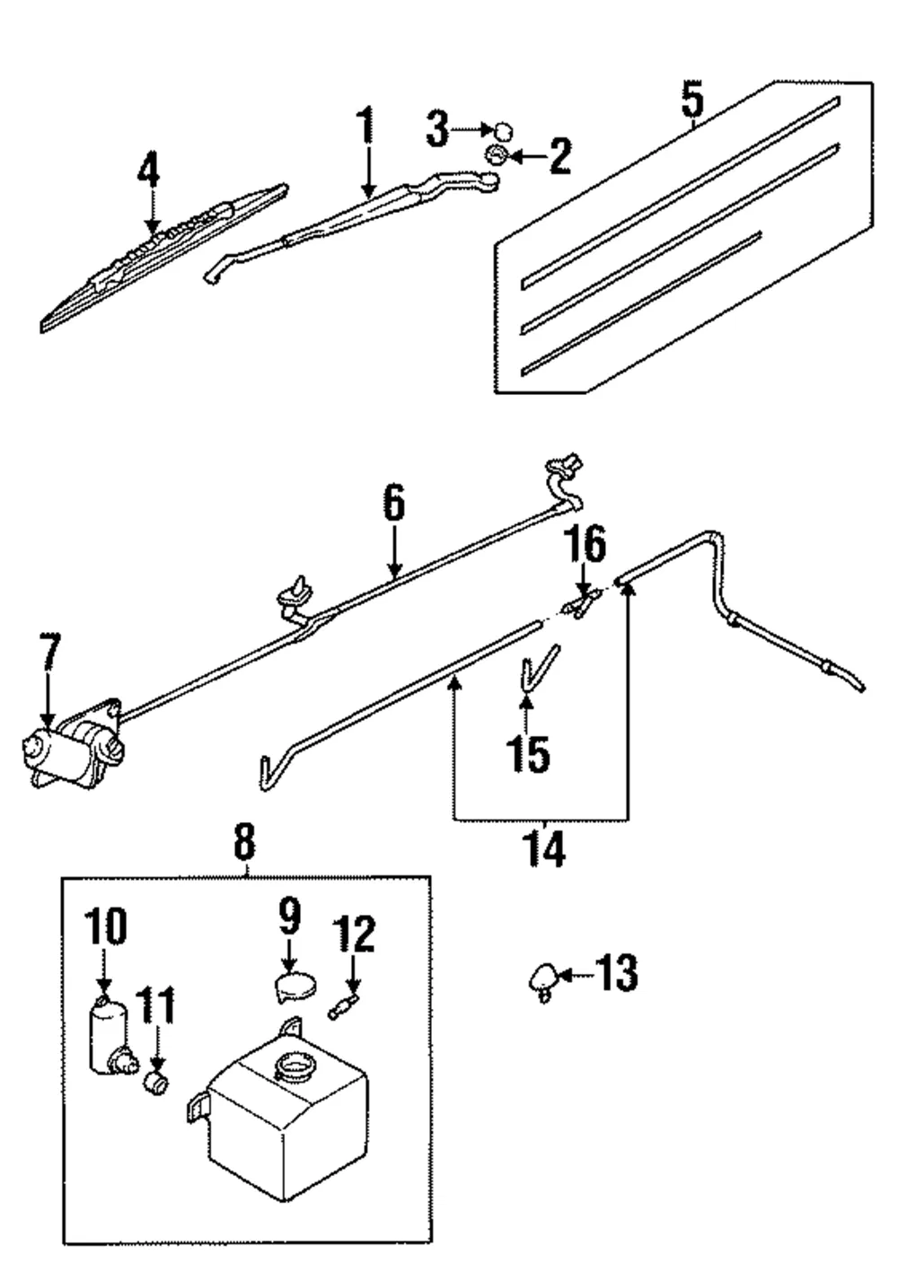 Connector Hose - Kia (0K082-67501)