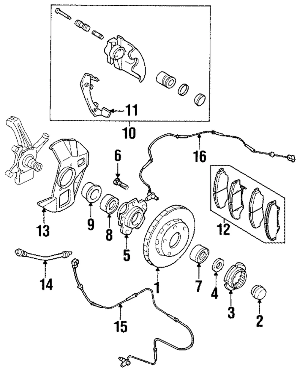 Speed Sensor - Kia (0K08A-43701)