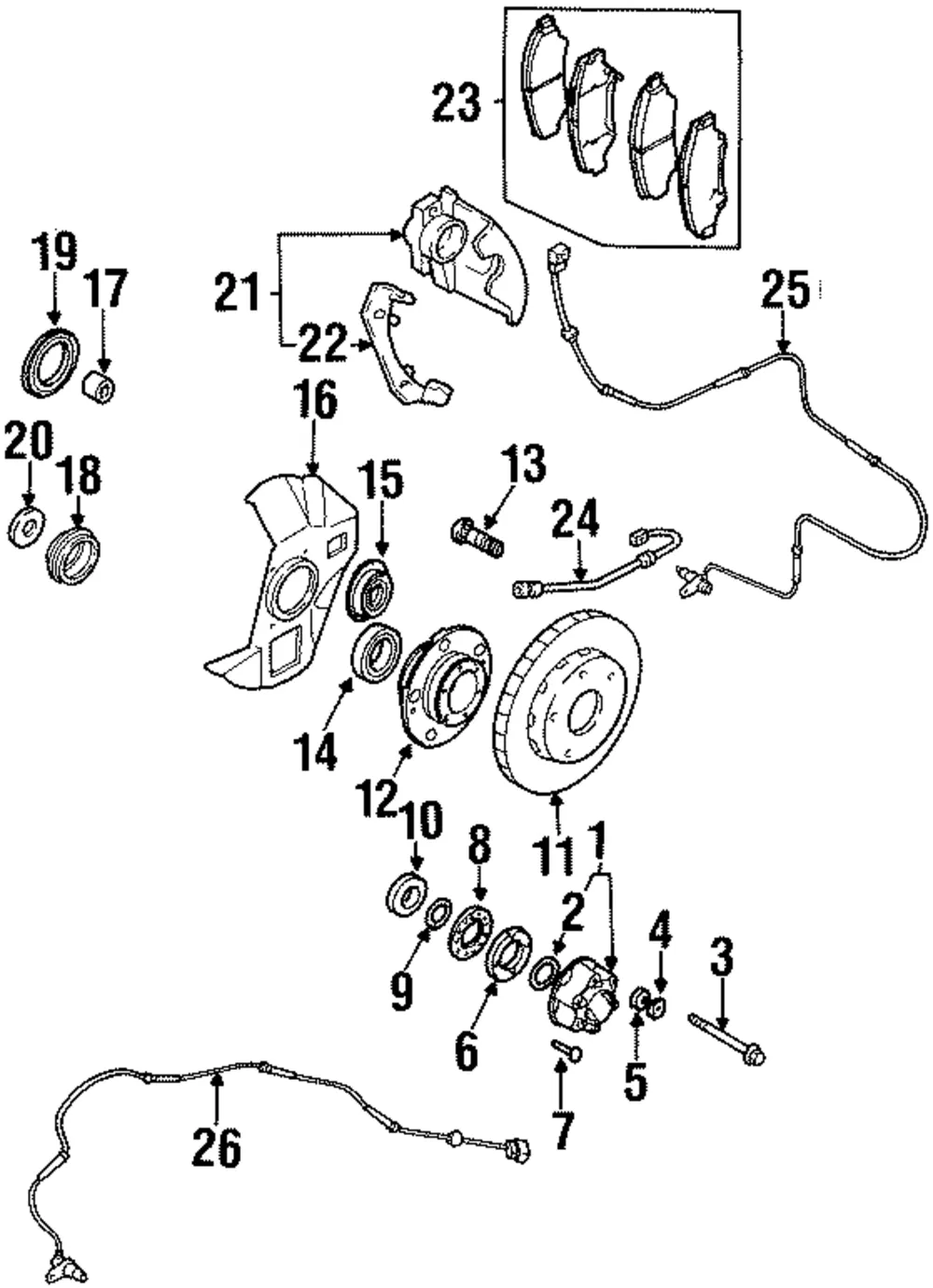 Speed Sensor - Kia (0K08A-43702)