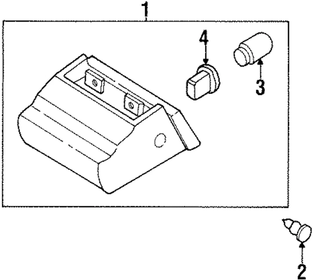 High Mount Lamp - Kia (0K08E-51580D)