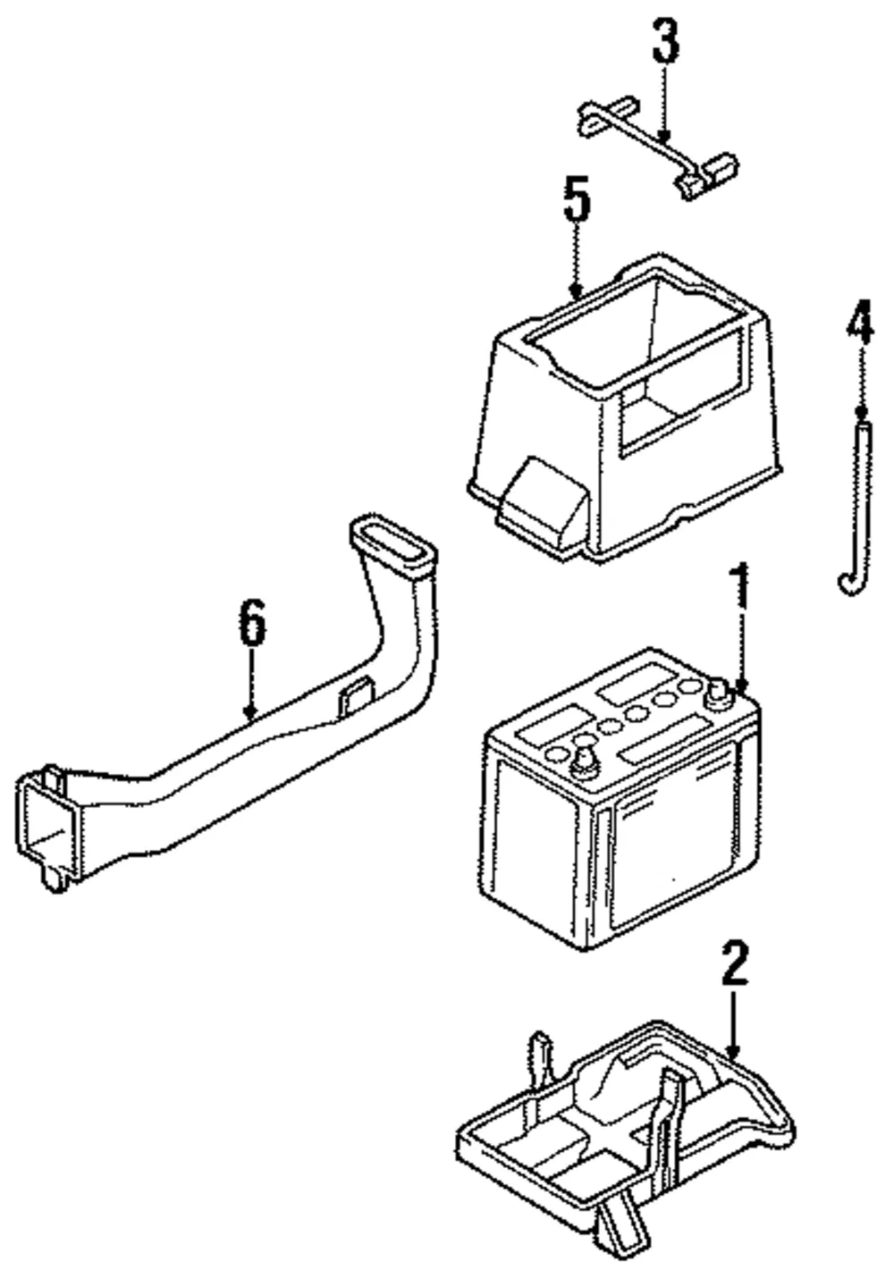 Battery Cover - Kia (0K201-18591F)