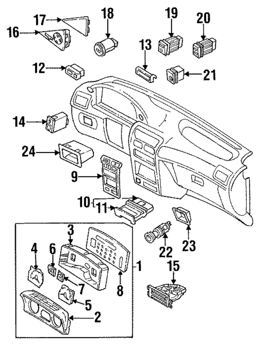 Clock - Kia (0K202-55710D)