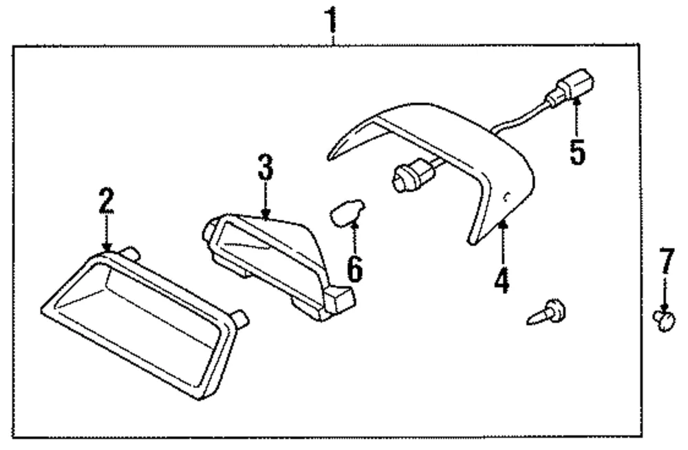 High Mount Lamp - Kia (0K20A-5158020)