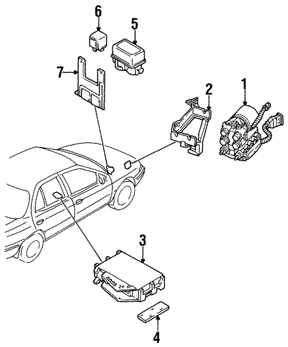 Actuator Assembly Bracket - Kia (0K216-43310C)