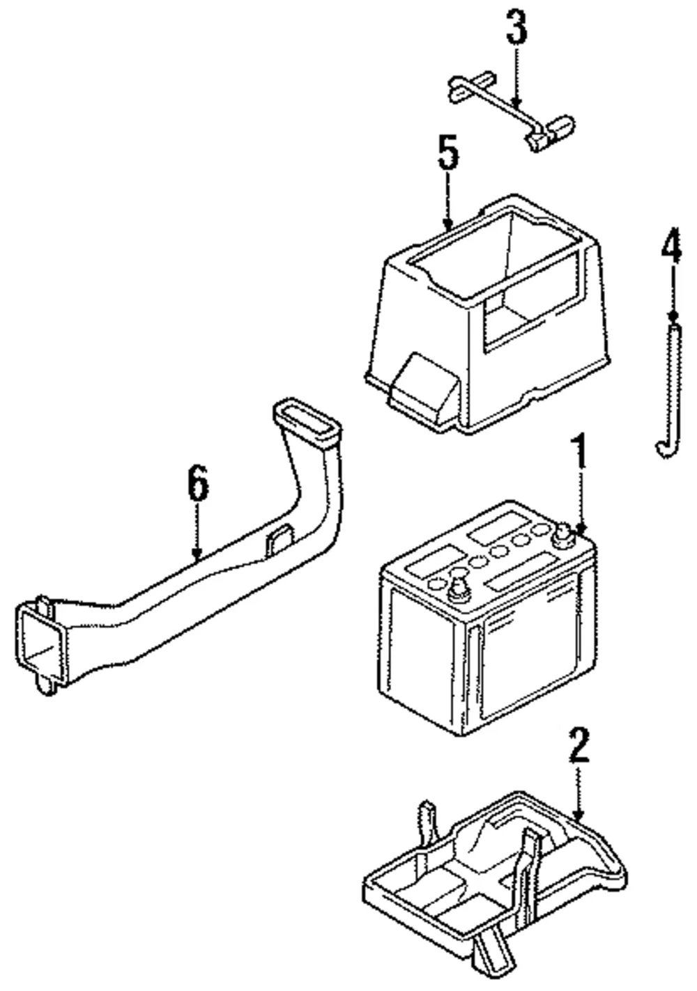 Battery Cover - Kia (0K240-18591)