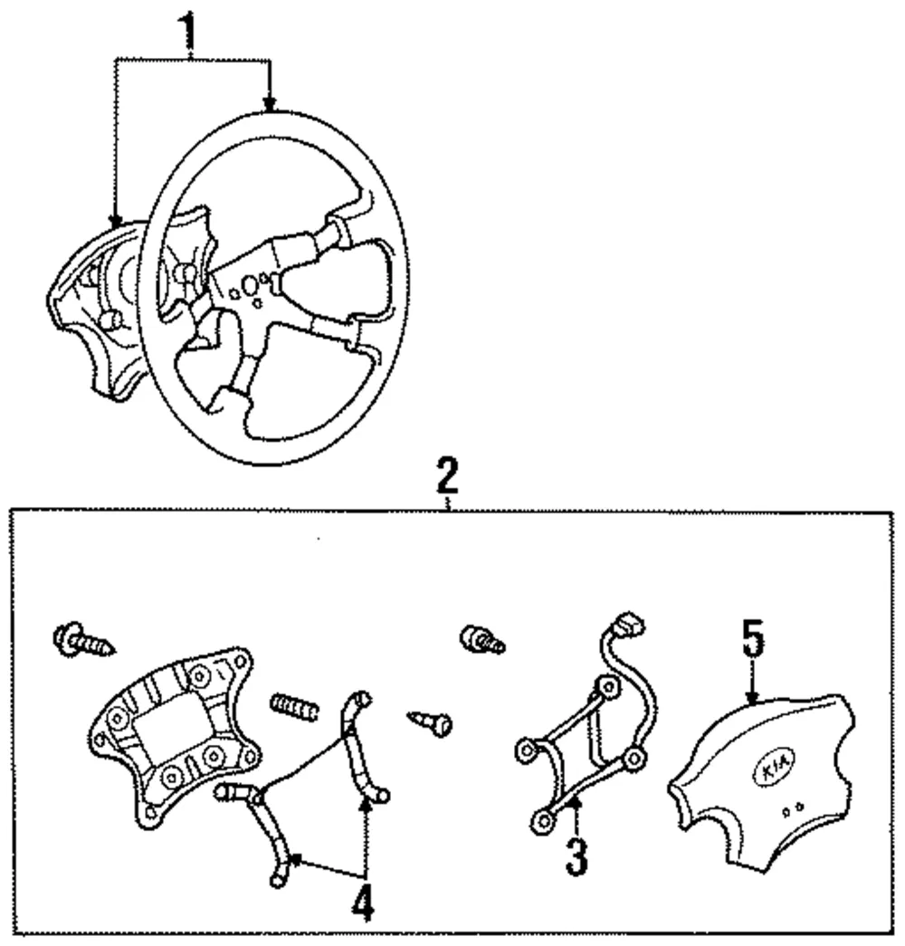 Horn Wire - Kia (0K240-32130)