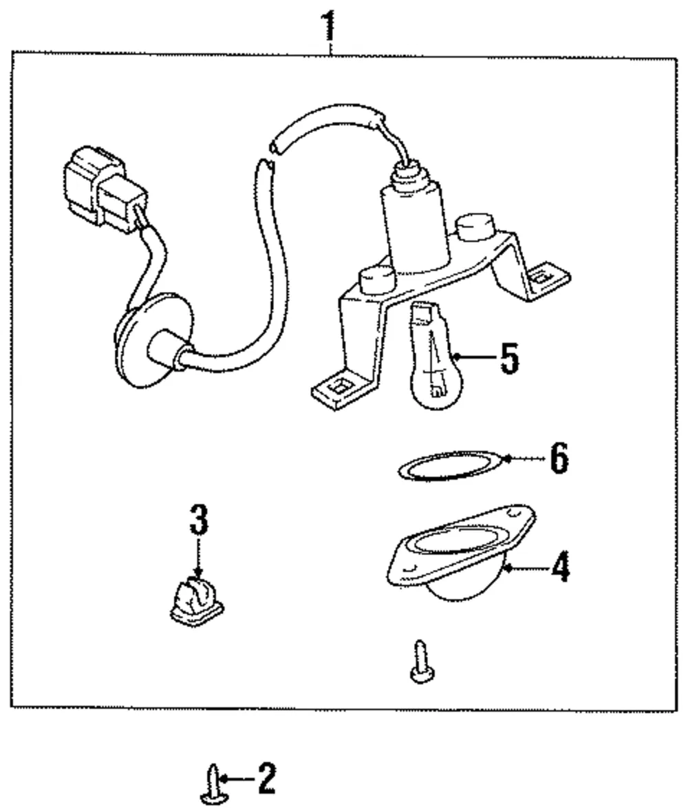 License Lamp - Kia (0K240-51270)