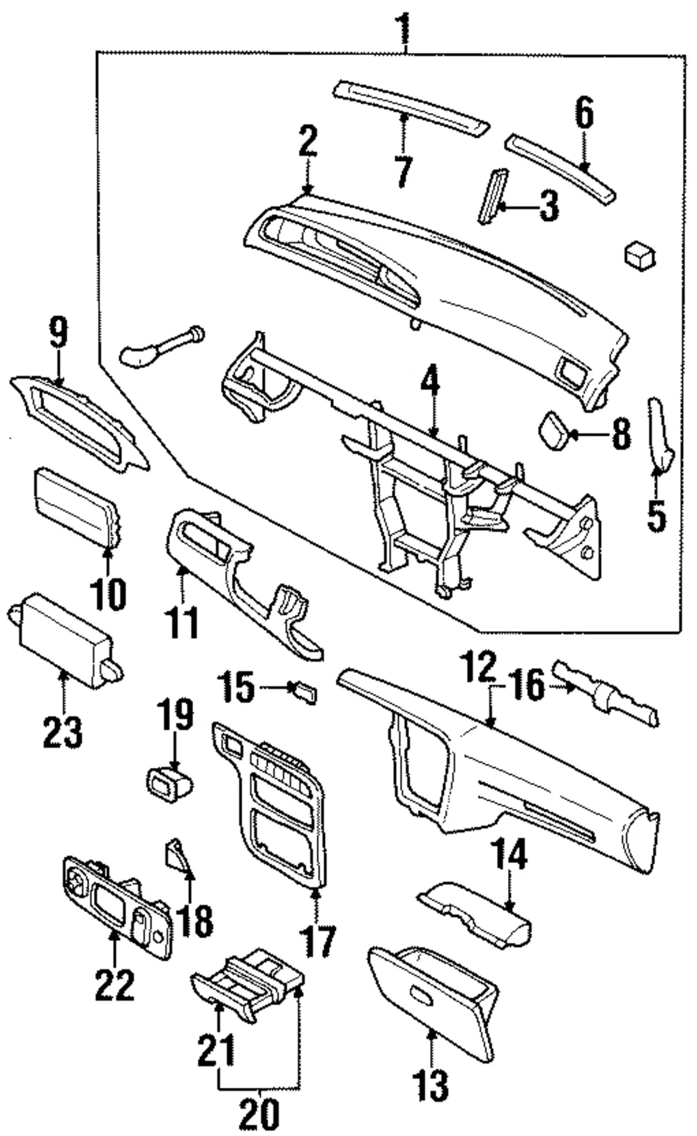 Switch Panel - Kia (0K240-55321A00)