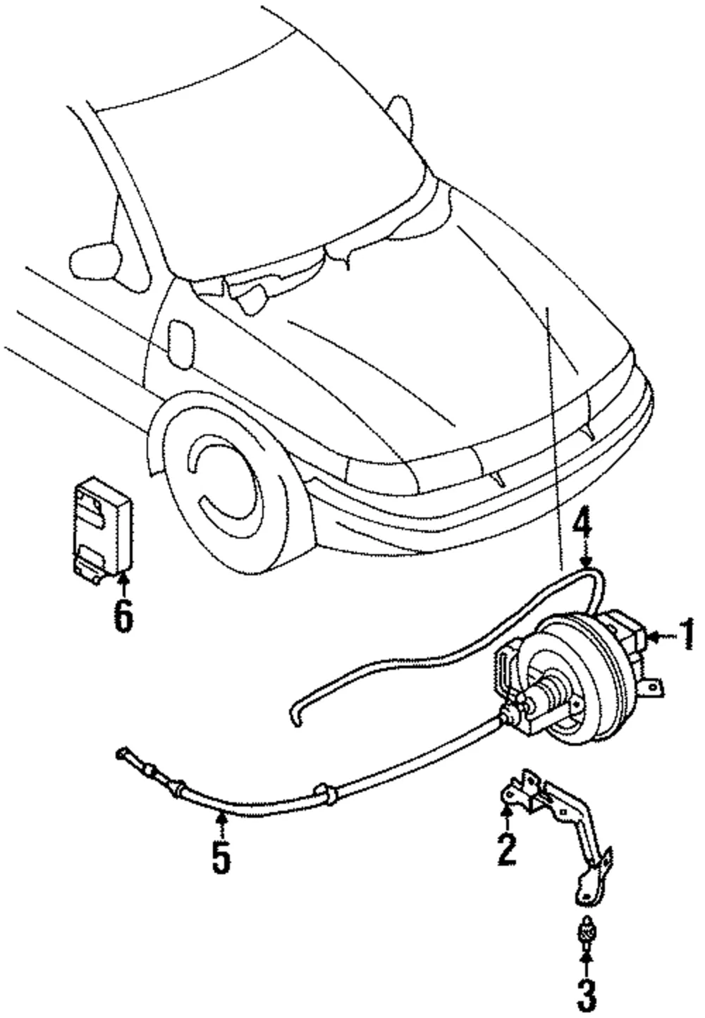 Actuator Cable - Kia (0K24A-41310D)