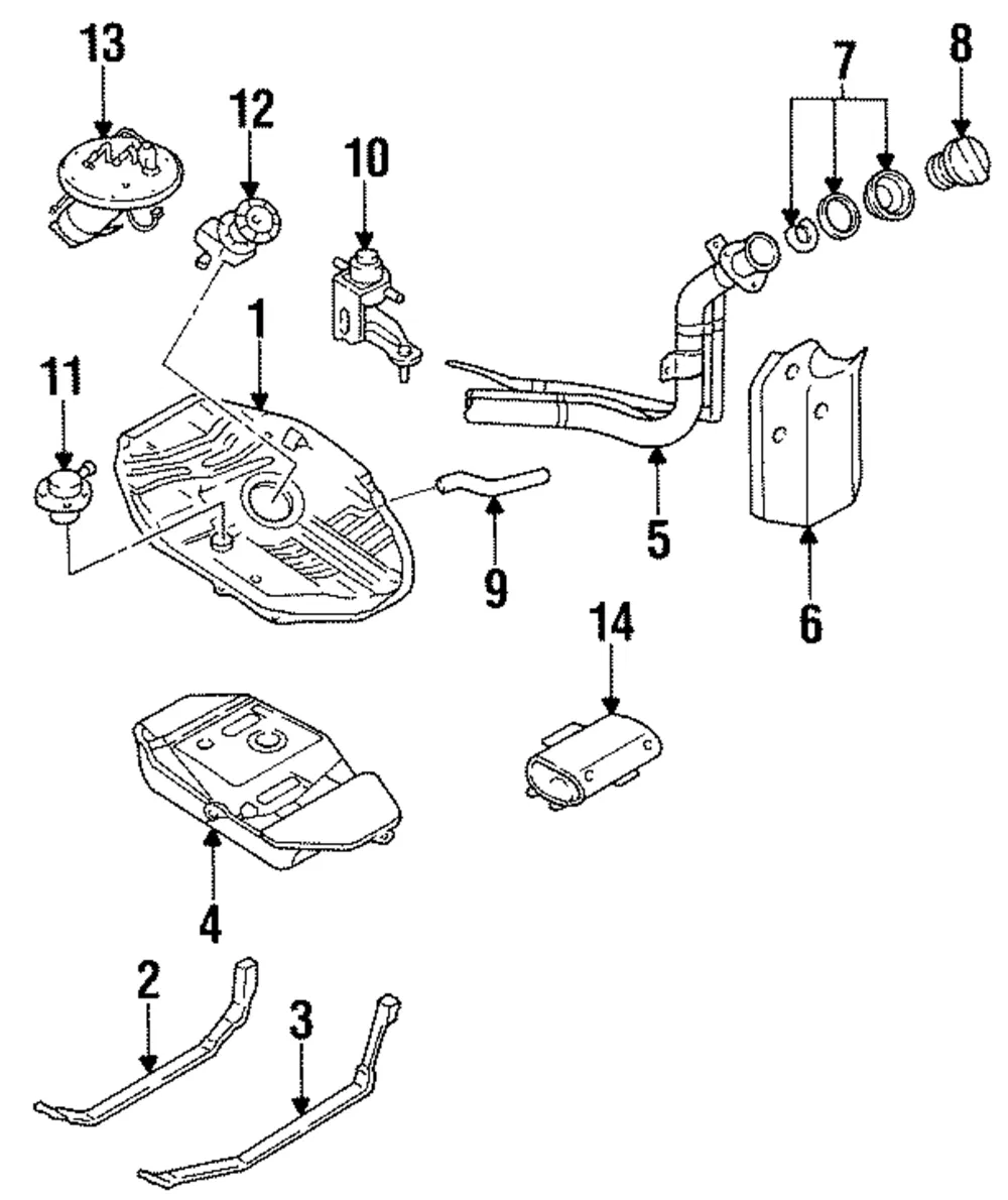Connector Hose - Kia (0K24T-42231A)