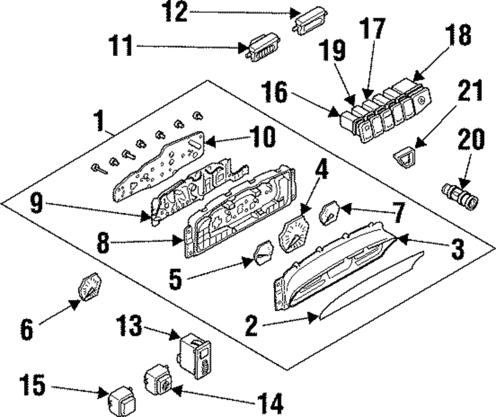 Gauge Cluster - Kia (0K24X-55430B)