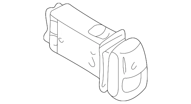 Hazard Switch - Kia (0K2A1-664H0B)