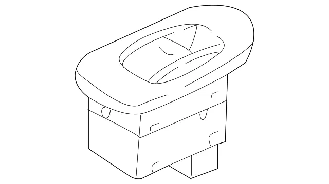 Window Switch - Passenger Side (RH) - Kia (0K2A2-66380F)