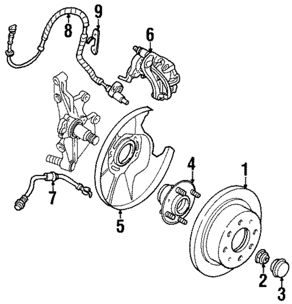 ABS Sensor - Kia (0K2A3-43711A)