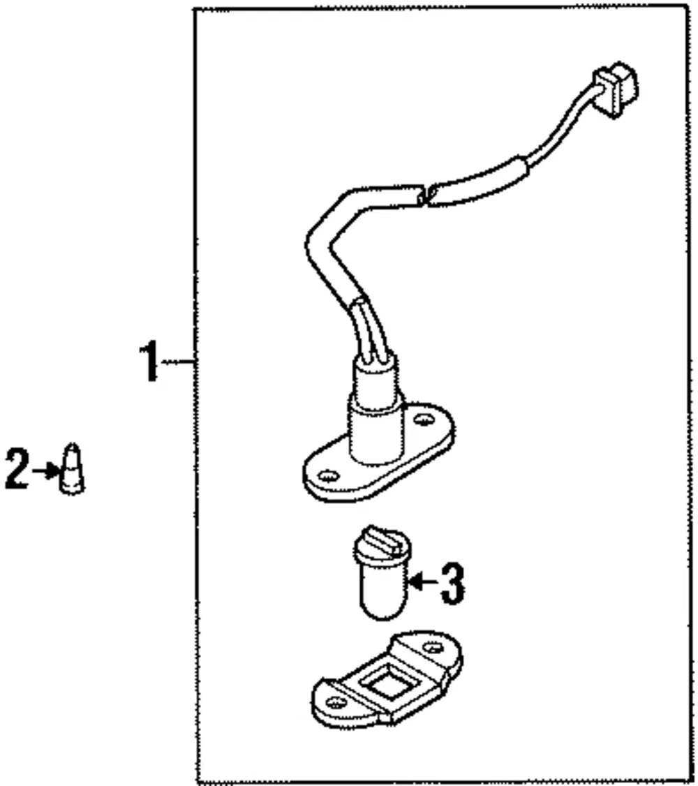 License Lamp - Kia (0K2AA-51270)