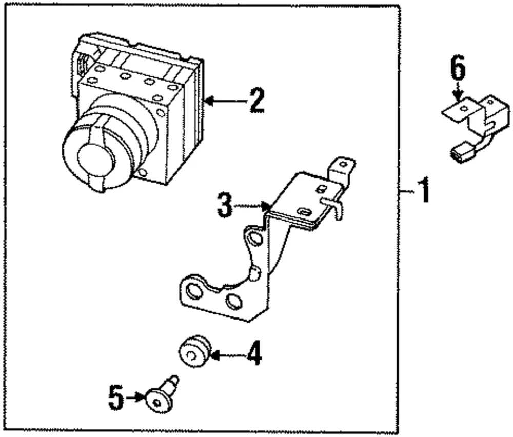 Actuator Bracket - Kia (0K2C1-43310B)