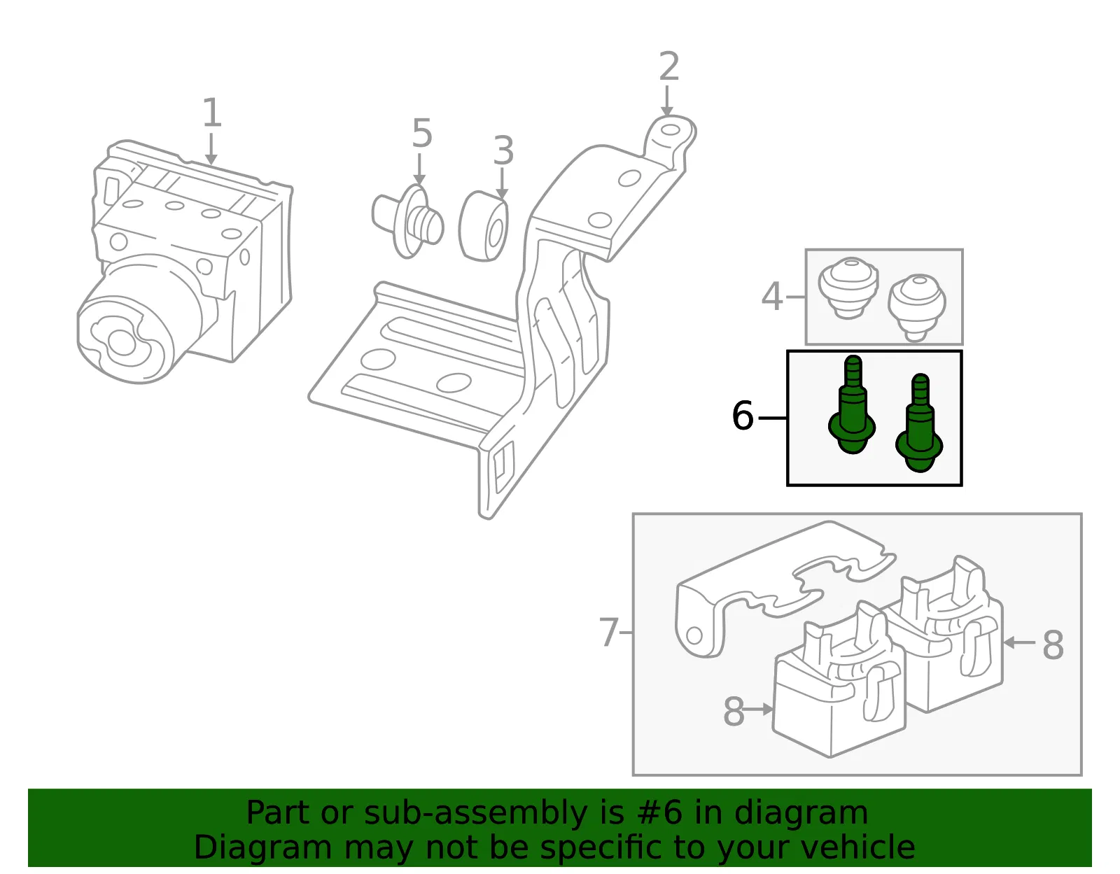 Actuator Screw - Kia (0K2C1-43723) - view 2