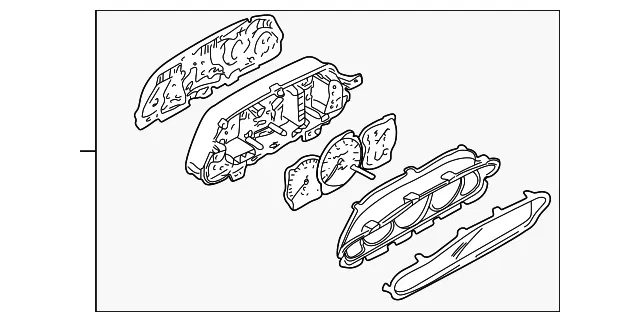 Gauge Cluster - Kia (0K2DJ-5543X)
