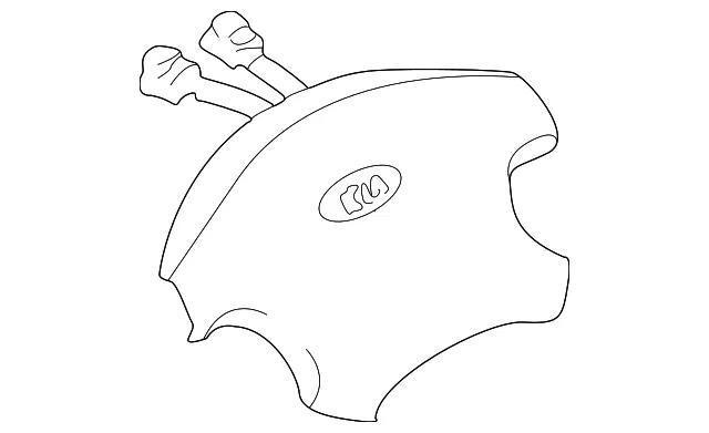Driver Inflator Module - Kia (0K2DJ-57K00A02)