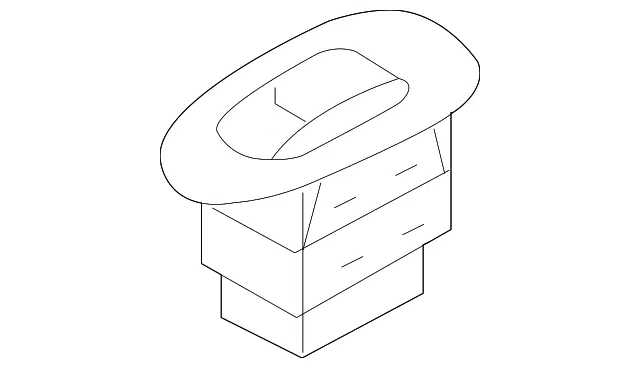 Window Switch - Passenger Side (RH) - Kia (0K2N2-66360)