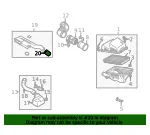 Connector Hose - Kia (0K2NA-13202) - view 4