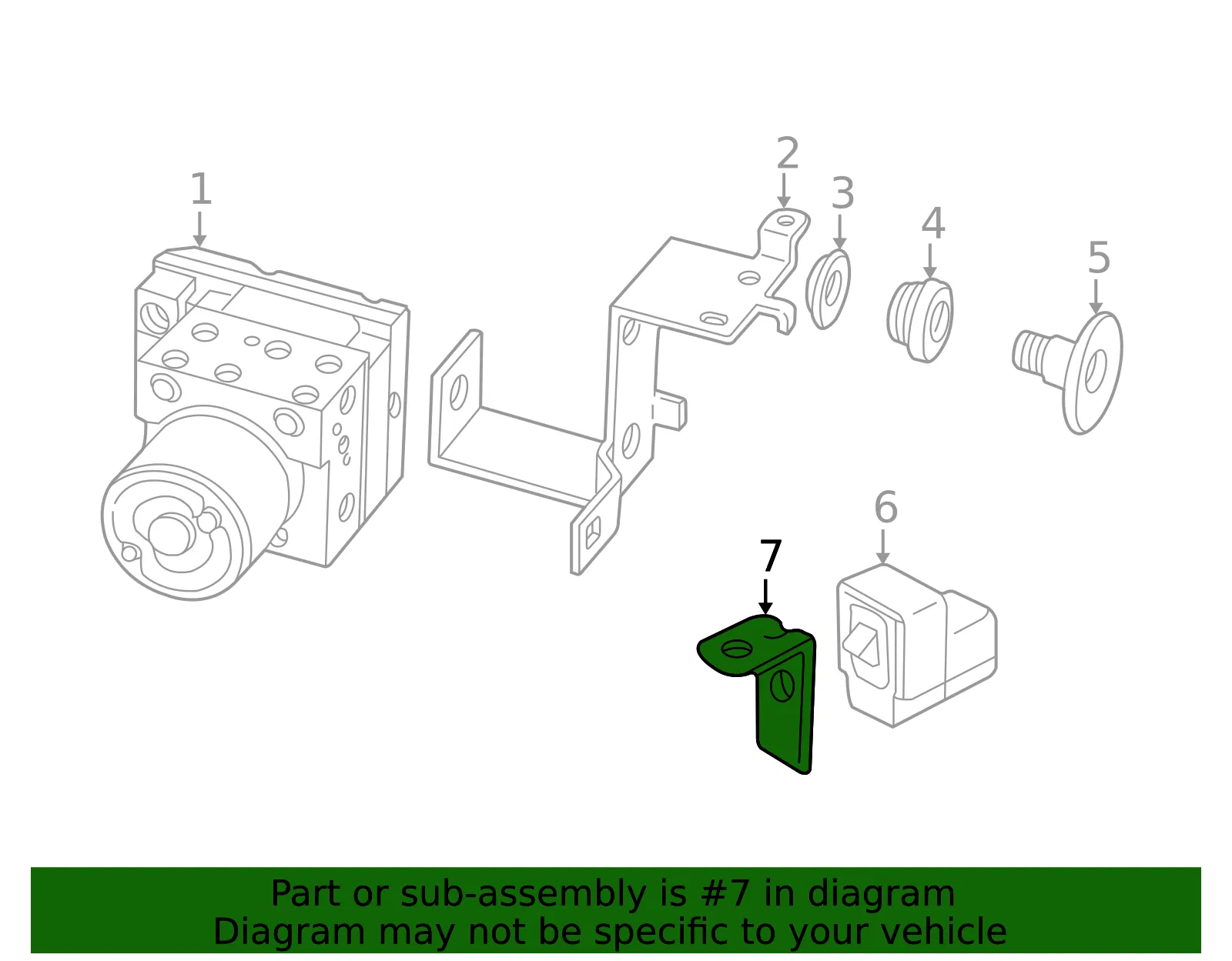 Module Bracket - Kia (0K2NA-43791) - view 2