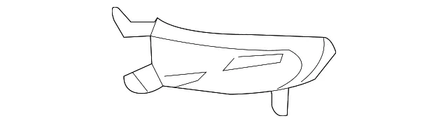 Lamp Cover - Passenger Side (RH) - Kia (0K2S1-50C10XX)