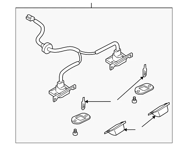 License Lamp - Kia (0K2SR-51270)