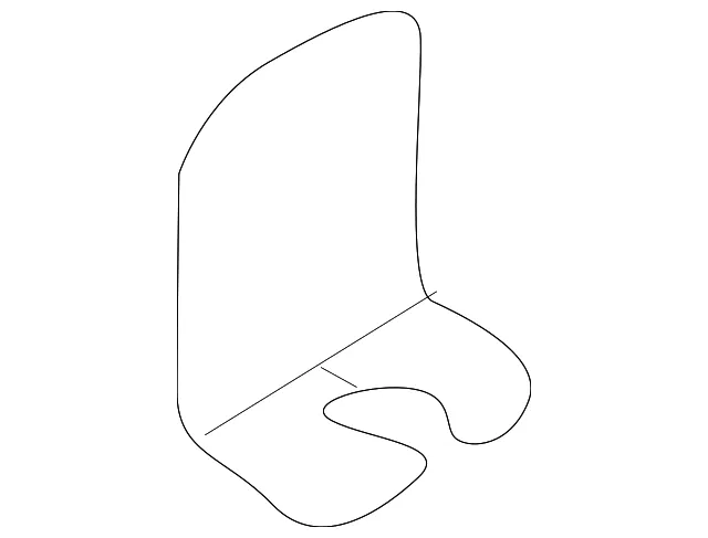 ABS Sensor Wire Bracket - Kia (0K31L-43722)