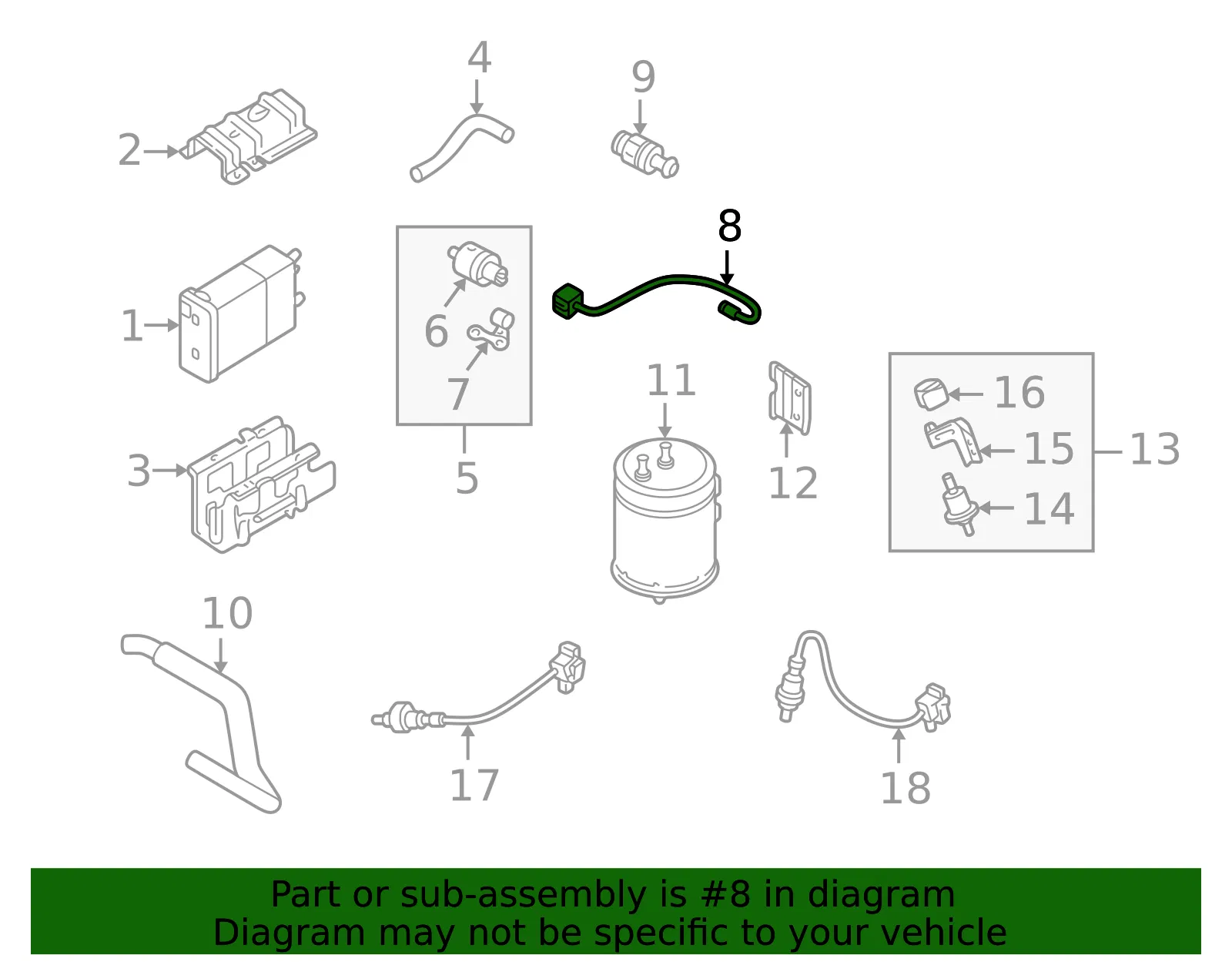Wire - Kia (0K32A-18749) - view 2