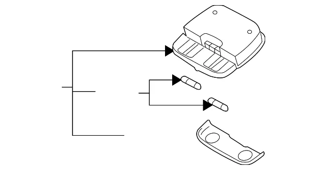 Map Lamp - Kia (0K34W-51410ABT)