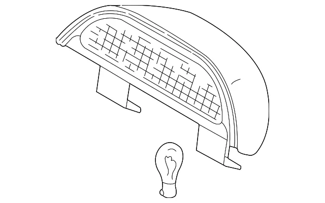 High Mount Lamp - Kia (0K52Y-51580BCY)