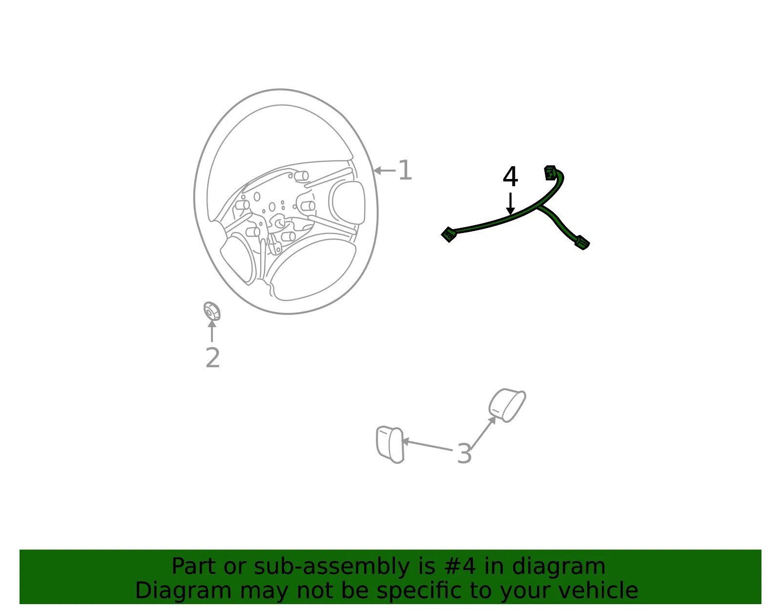Wire Harness - Kia (0K53B-66064) - view 2