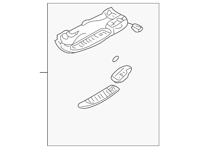 Courtesy Lamp - Passenger Side (RH) - Kia (0K553-51310FGE)