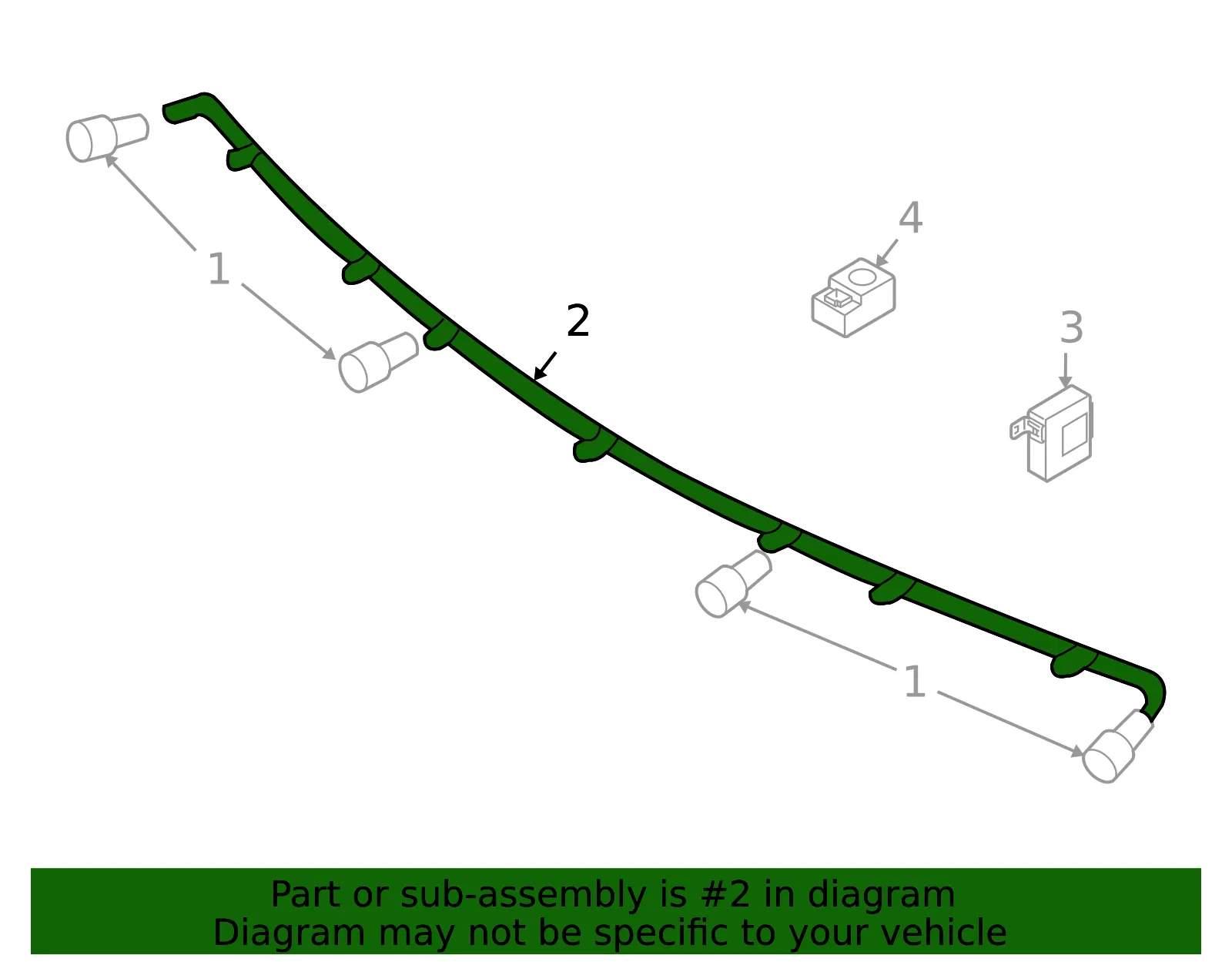 Harness - Kia (0K58A-677P3) - view 2
