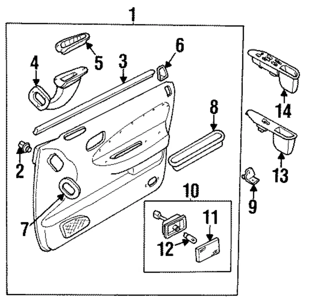 Courtesy Lamp - Kia (0K9A0-5148006)